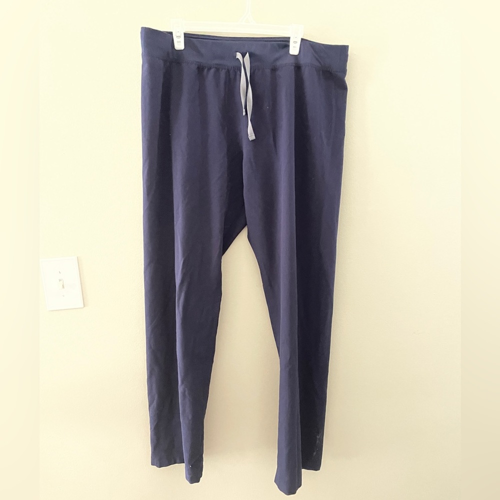 Figs Scrub Pants Navy Blue Technical Collection Medical Women's Size XL/T